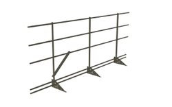 Кровельное ограждение Fachmann KO/SK/SN-1200-3-3000 Фальцевый крепеж RAL