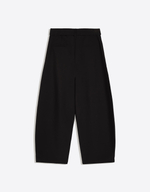 Мужские брюки barrel fit с ремнём и вытачками - BERSHKA