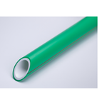 Труба RIIFO Alba PP-R/PP-R PN 25 SDR 6/S 2,5 90x15 отрезок 4 м зеленая