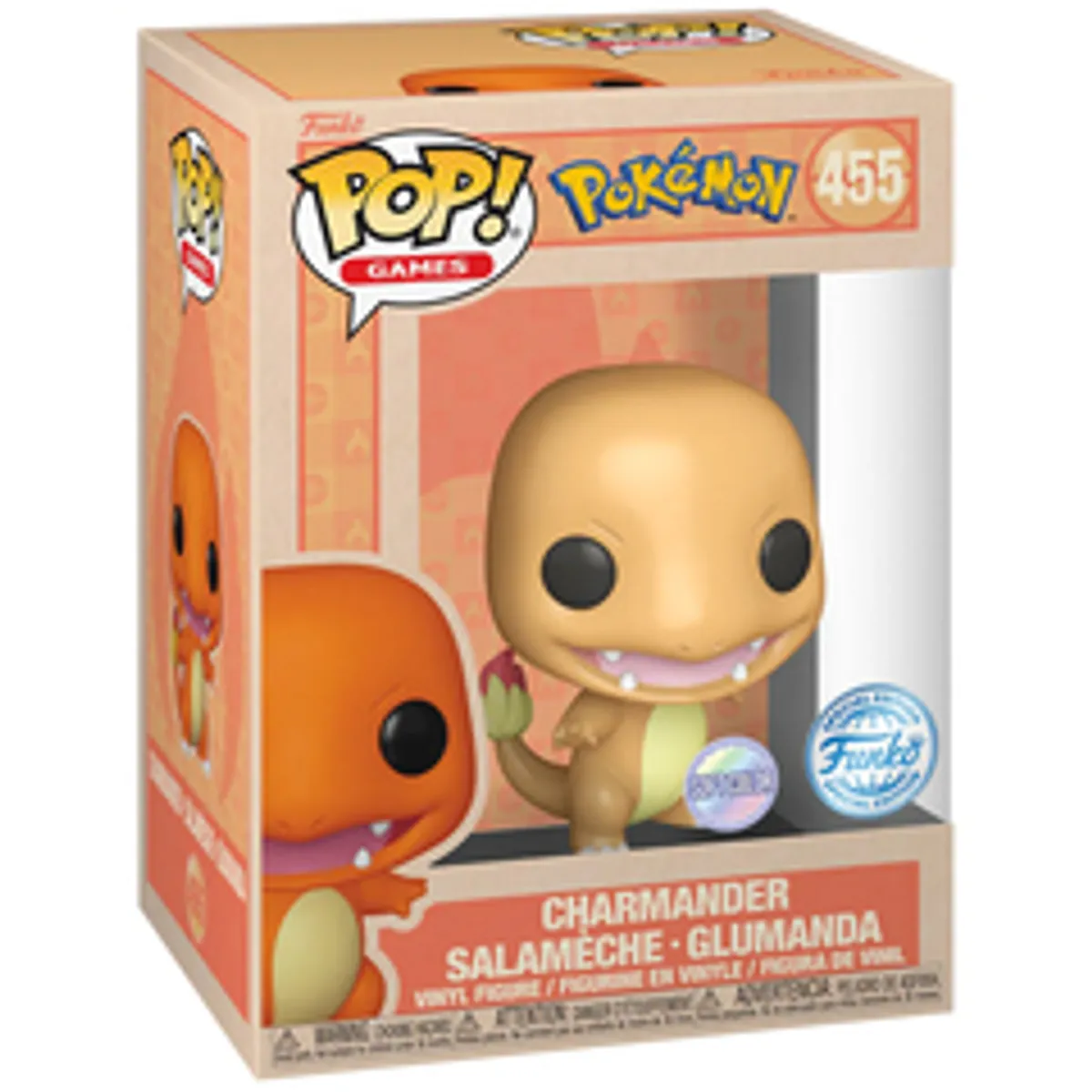 Funko POP! Pokemon: Charmander (Soft Color Exc) (455)