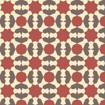 Geometric seamless pattern based on traditional Islamic ornament