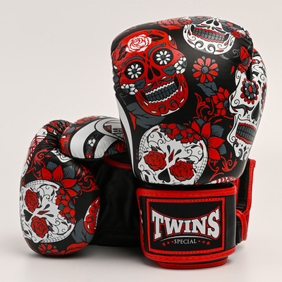Боксерские перчатки Twins FBGVL3-53 Santa Muerta Red