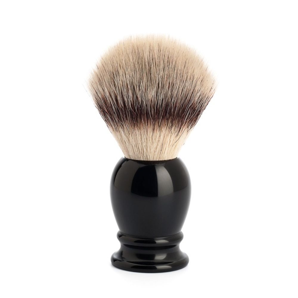 Помазок MUEHLE CLASSIC, фибра высшей категории Silvertip, черная смола, размер L (33 K 256)