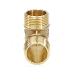 Тройник латунь переходной Ду 15х20х20 (1/2"х3/4"х3/4") НР/НР/НР VALFEX VF.131.L.034
