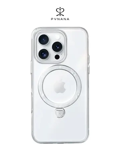 Чехол PYNANA для iPhone 16 Pro Max перламутр Magsafe