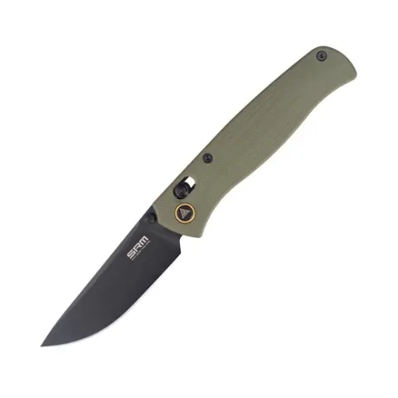 Нож складной SRM 255L-GP2 Medal PVD (10Cr15CoMoV, OD Green G10)