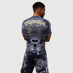 Рашгард Venum Wolf Atak Black/Grey S/S