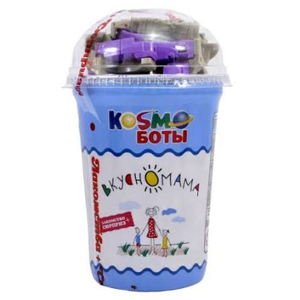 Кукурузные шарики Космоботы в стакане 50г Мейдис