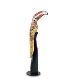 Decor and Gift 23-006-04 Статуэтка «Тукан» дерево+стекл.мозаика 60 см