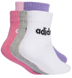 Носки для тенниса Adidas Kids Linear Ankle 5P — multicolor