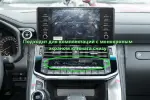Магнитола для Toyota Land Cruiser 300 (экран климата снизу) - Canbox H-Line 0135 монитор 12.3" QLED в стиле Audi на Android 10, Быстрая, ТОП-процессор, CarPlay, 4G SIM-слот