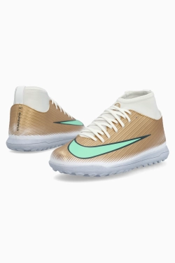 Сороконожки Nike Zoom Mercurial Superfly 11 Club High Mbappe TF Junior - желтый