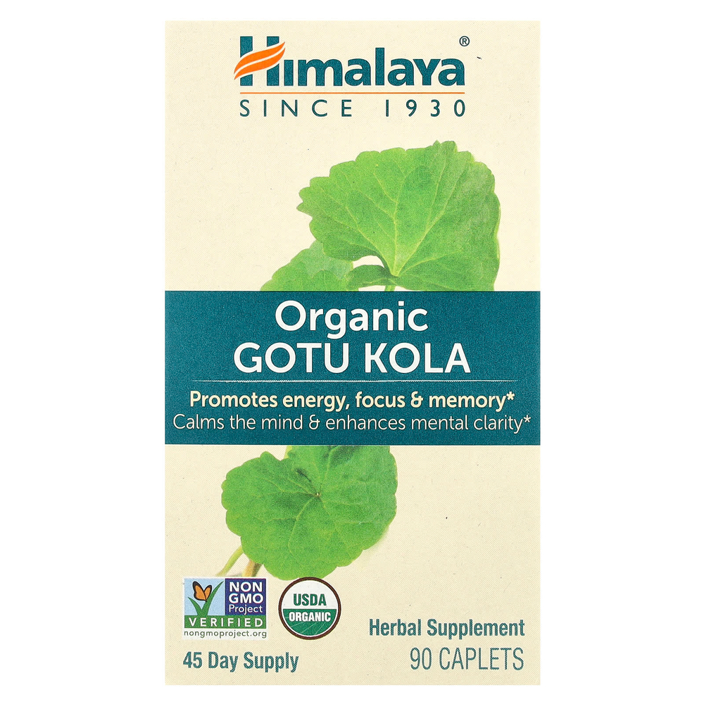 Himalaya, Органическое готу кола, 90 капсул