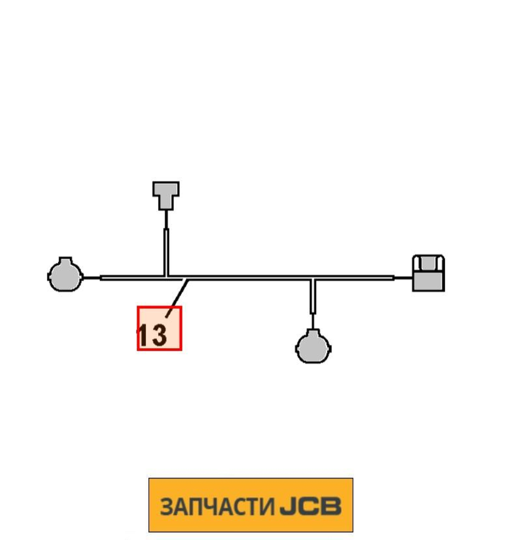 Жгут проводов JCB 721/11283