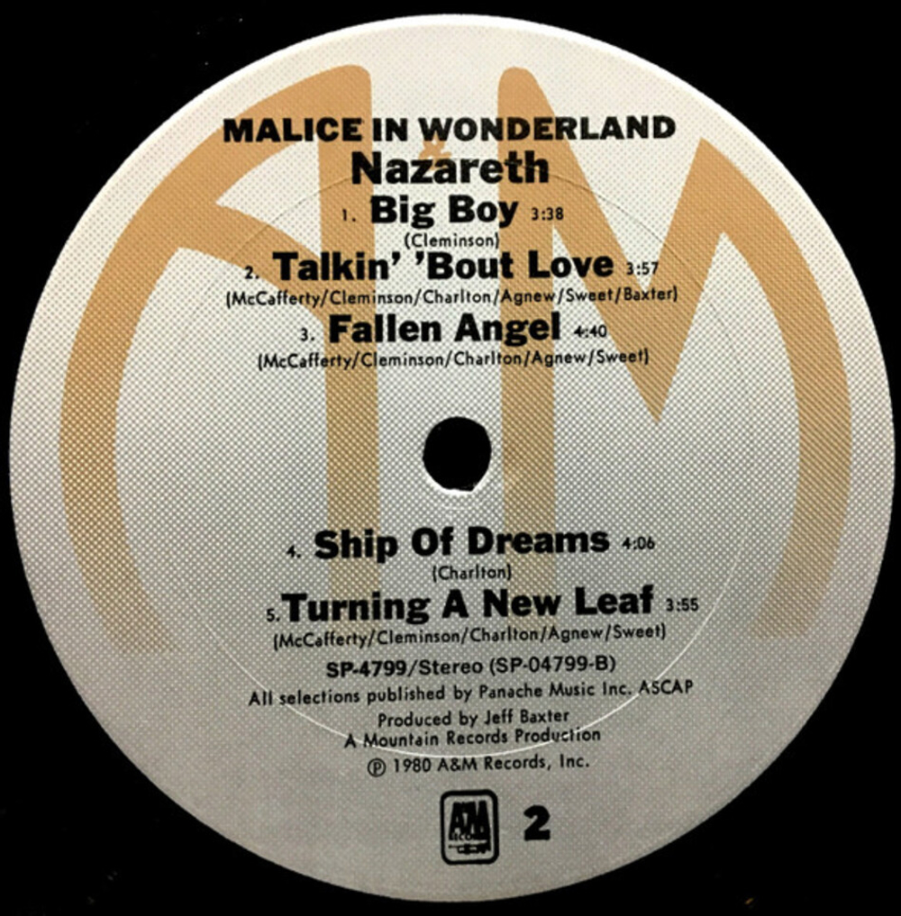 Nazareth / Malice In Wonderland (LP)