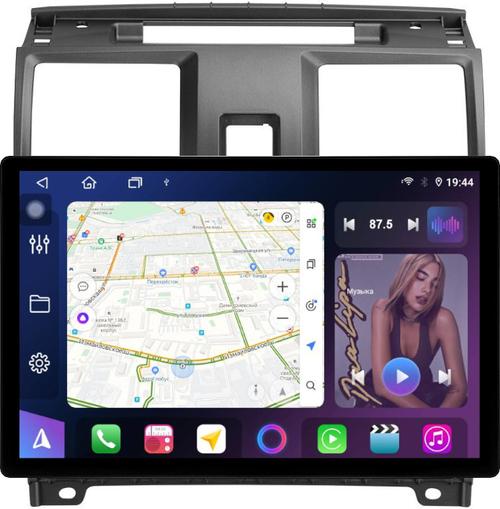 Магнитола для УАЗ Патриот, Пикап 2012-2016 - FarCar BX877 монитор 13" 2K QLED на Android 13, Быстрая, CarPlay, 4G SIM-слот