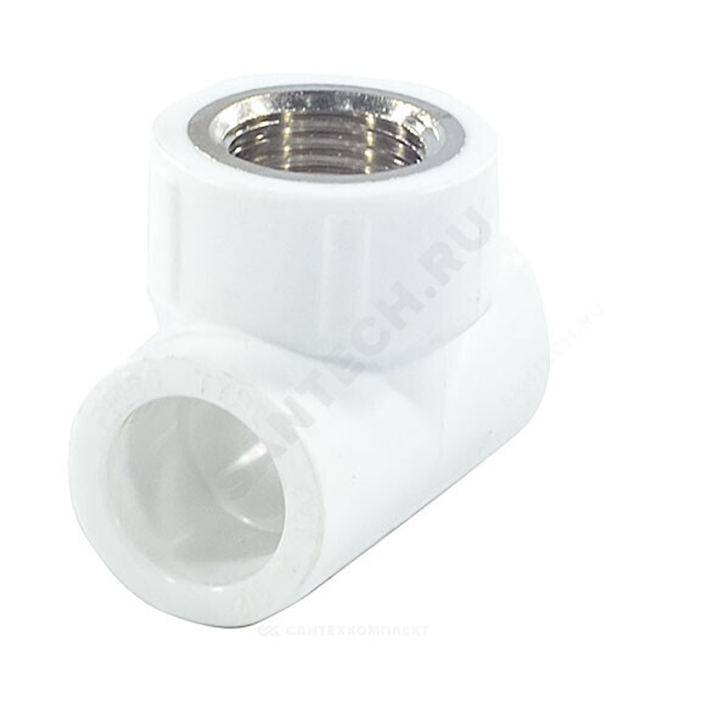 Тройник PP-R комбинированный белый Дн 25х3/4" ВР PRO VALFEX 10127025-PRO