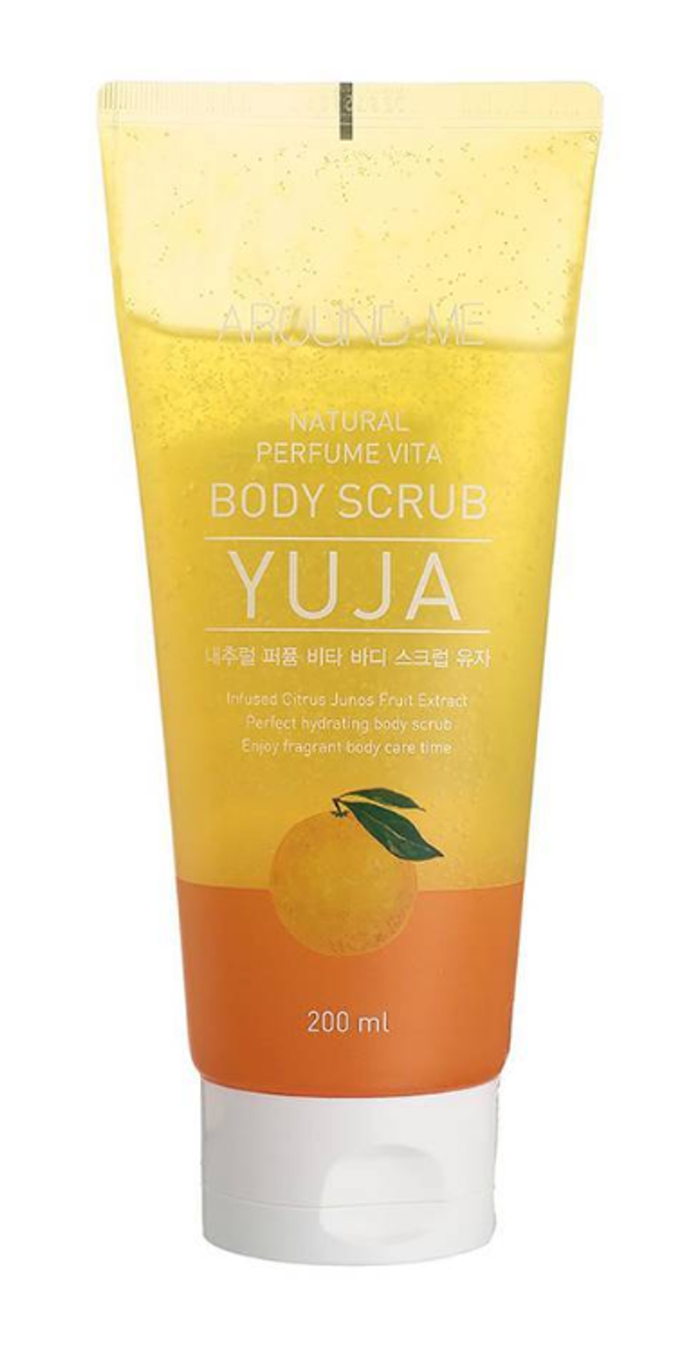 AROUND PERFUME BODY SCRUB YUJA - Скраб для тела с экстрактом цитрона