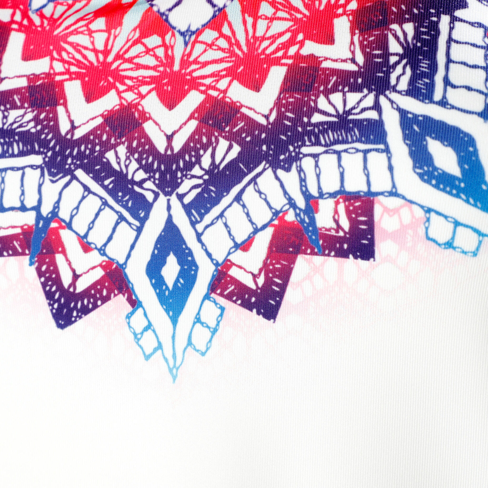Женская теннисная майка Lucky in Love Meridian Ombre Special Edition Women - White, Multicoloured