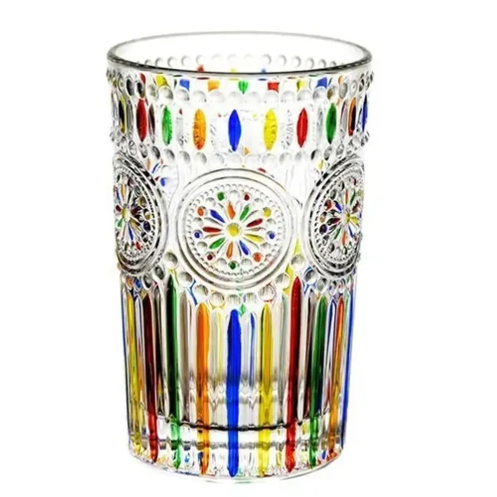 Стакан Хайбол 365 мл Mosaic Stripes декор d 7,6 см h12,6 см "UTOPIA" P.L.- Barbossa [6]