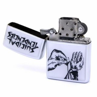 Зажигалка сувенирная Suicidal Tendencies ладони (285)