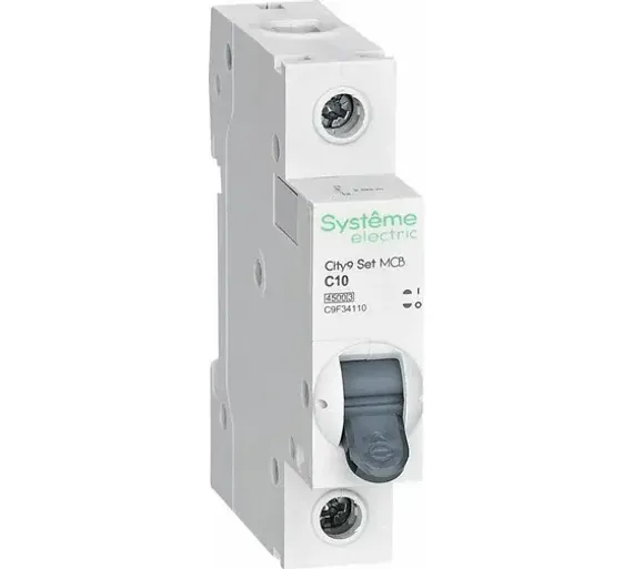 Автомат Systeme Electric City9 Set 1П 10А-С 4,5кА 37777