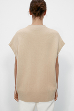 ЖИЛЕТ ОВЕРСАЙЗ ИЗ ШЕРСТИ — ZARA