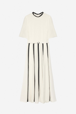 ПЛАТЬЕ С КОНТРАСТНЫМИ ЛЕНТАМИ И ЗАКЛЕПКАМИ — THE ITEM — ZARA