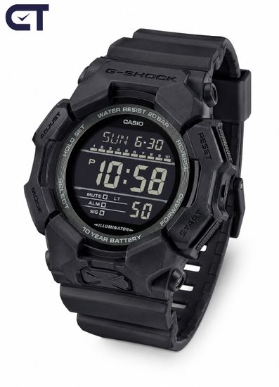 CASIO GD-010-1A1DR G-SHOCK мужские наручные часы — цифровая G-SHOCK с Carbon Core Guard и 10-летней батареей