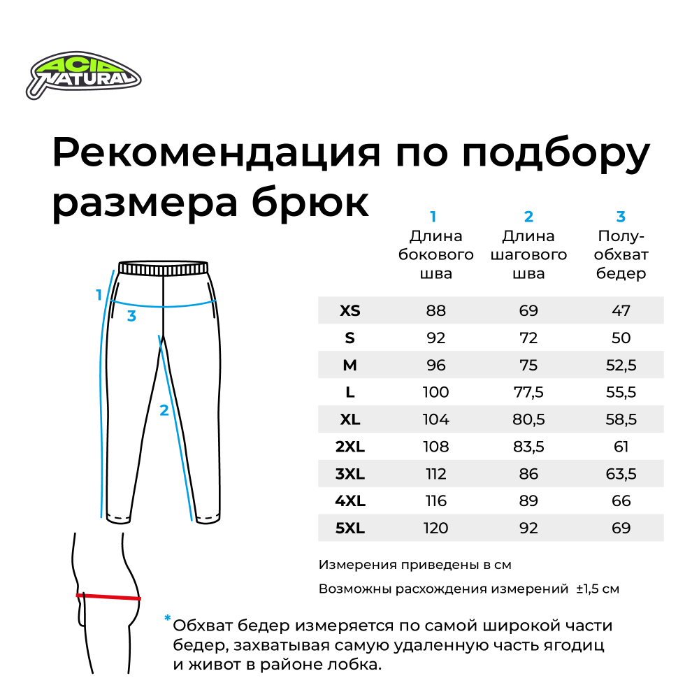 Штаны "Карп серый"
