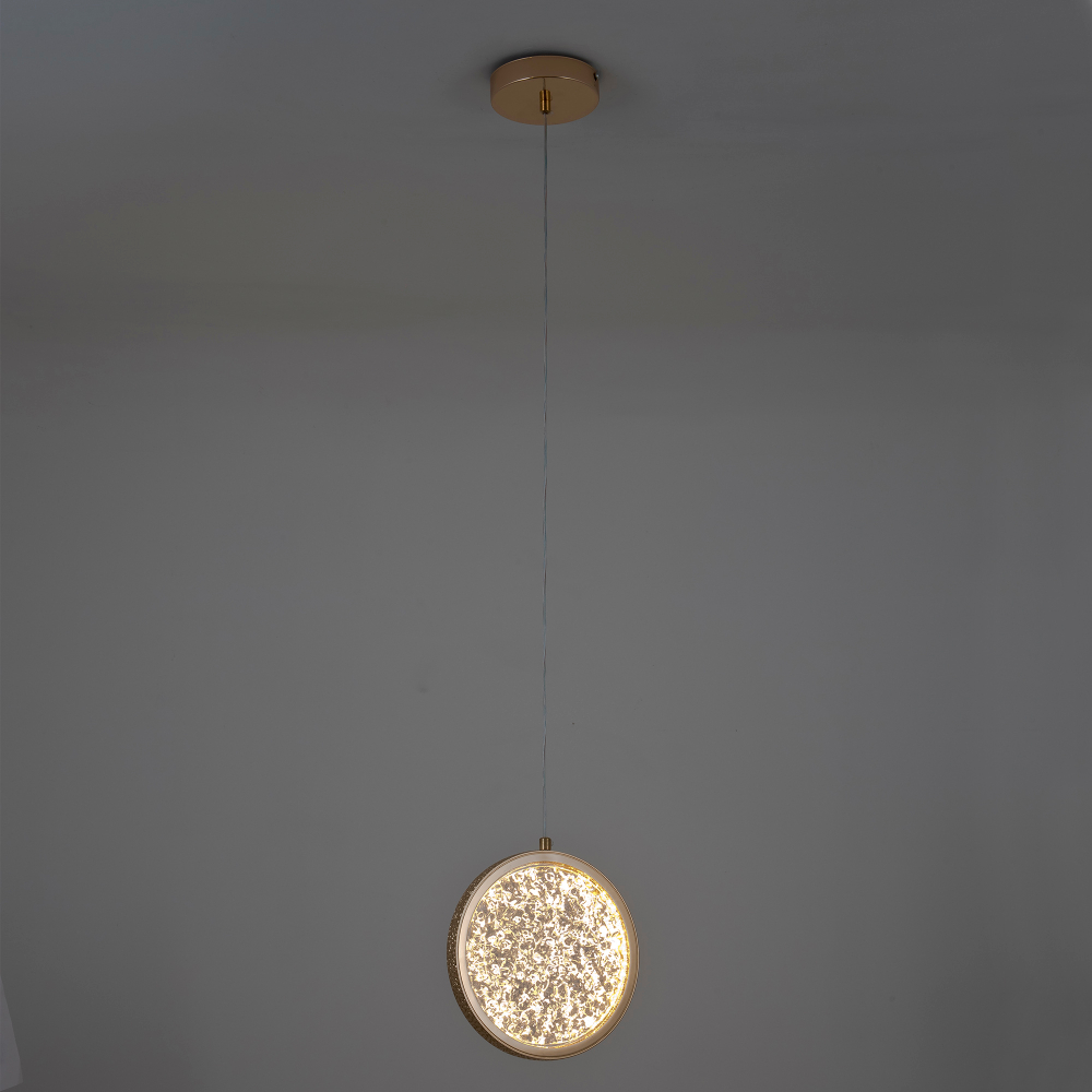 Подвесной светодиодный cветильник LED4U L7108-200 GD
