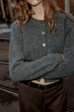 ZARA КАРДИГАН НА ПУГОВИЦАХ, МЯГКИЙ СЕРЫЙ