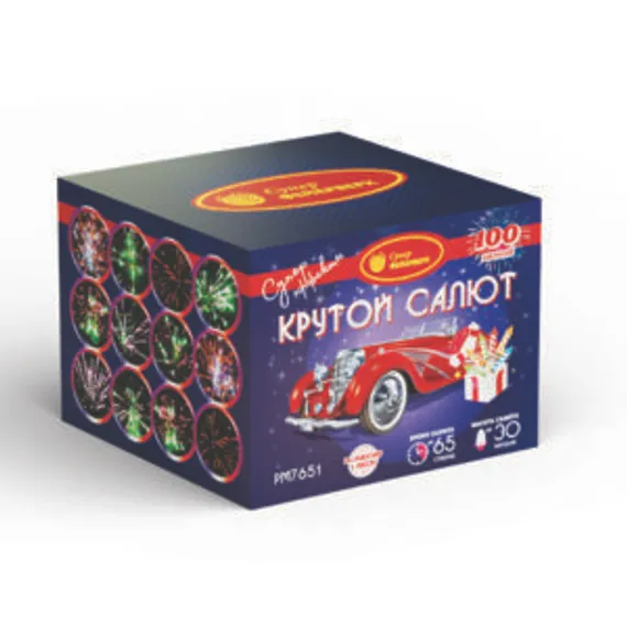 Крутой салют 0,8'' х 100 PМ7651