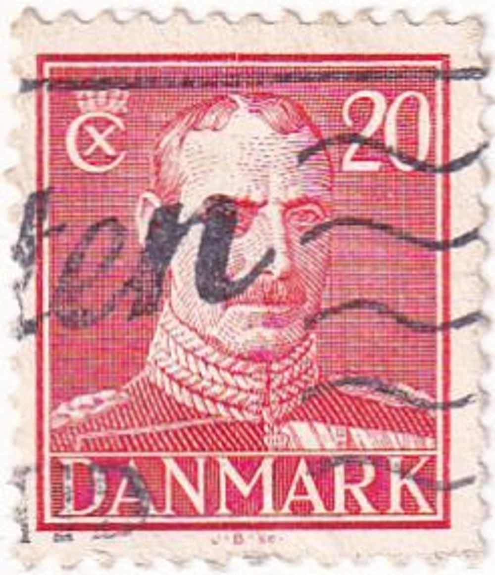 20 почтовых марок, Дания, 1930-1940-е годы, Военные годы, геральдика, исторические личности