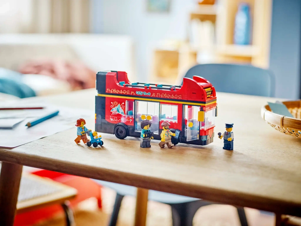 Конструктор LEGO City 60407 Двухэтажный экскурсионный автобус