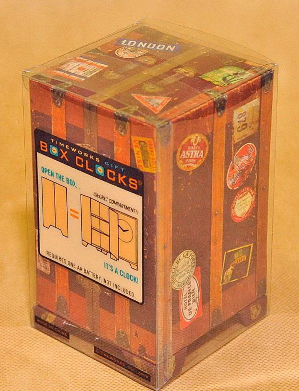 Часы настольные Timeworks Steamer Trunk BCST5S США
