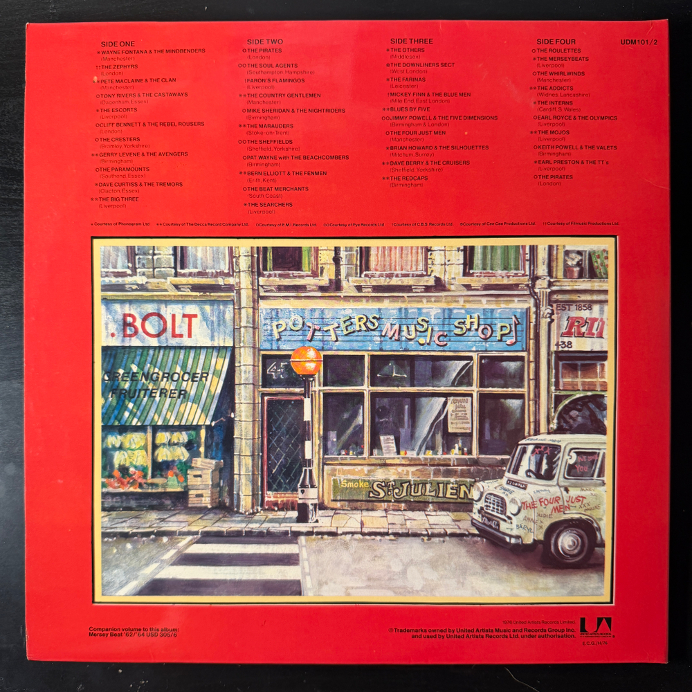 Сборник The Beat Merchants - British Beat Groups 1963-1964 2LP (Англия 1977г.)