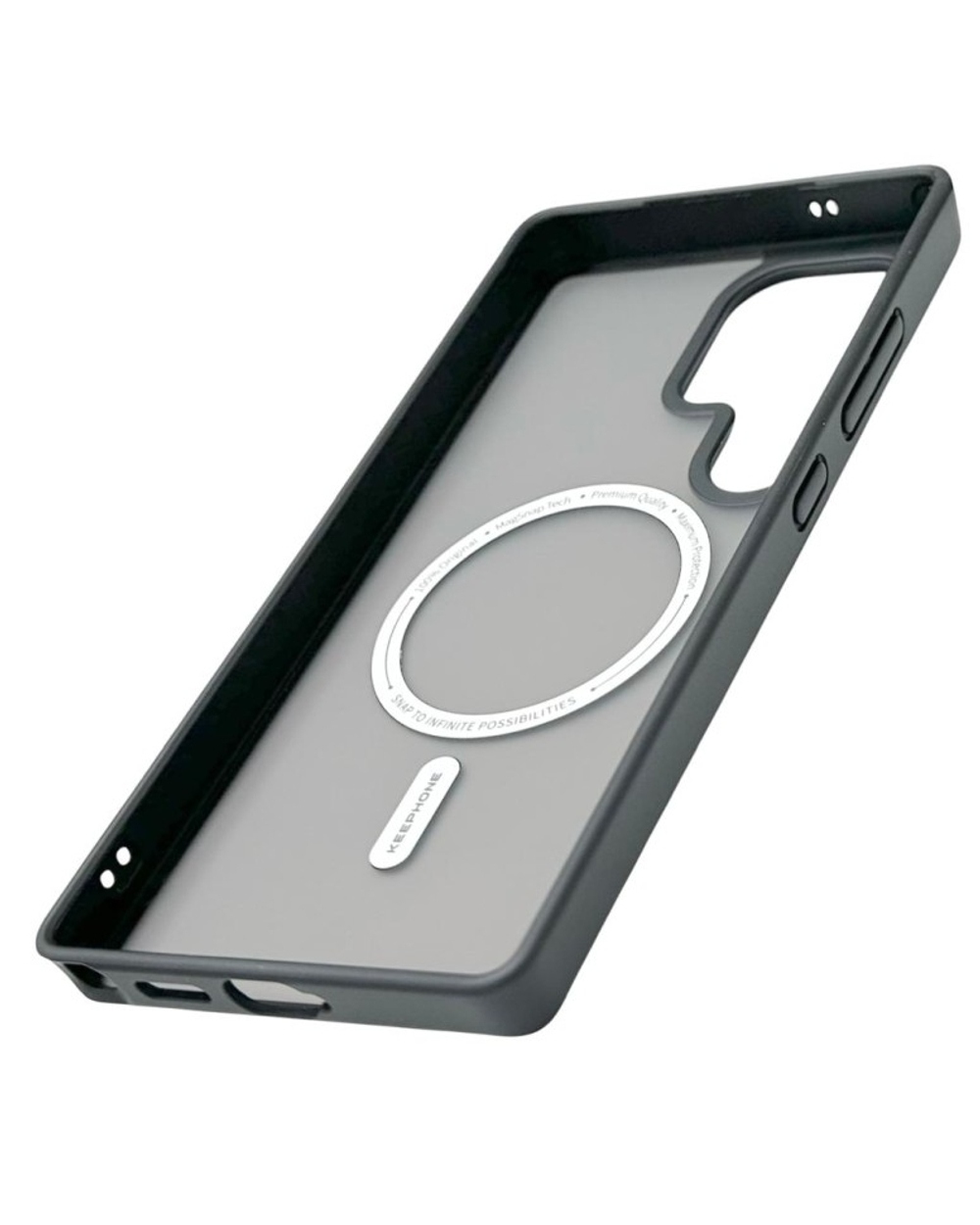 Накладка для Samsung Galaxy S25 Ultra Keephone Mago Pro Magsnap матовый черный