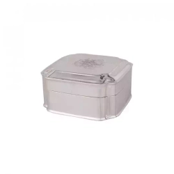 Шкатулка 13х13см Roomers Tableware серебряная