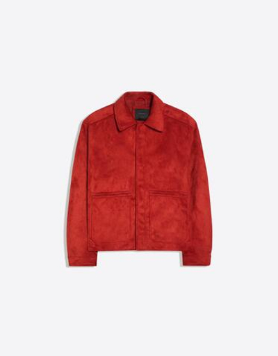 Мужская куртка с эффектом замши - BERSHKA