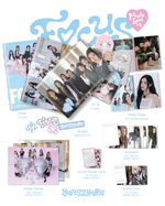 Альбом- мини HEARTS2HEARTS 1st mini album - FOCUS+ фотобук+карточка+постер, оригинал, Корея
