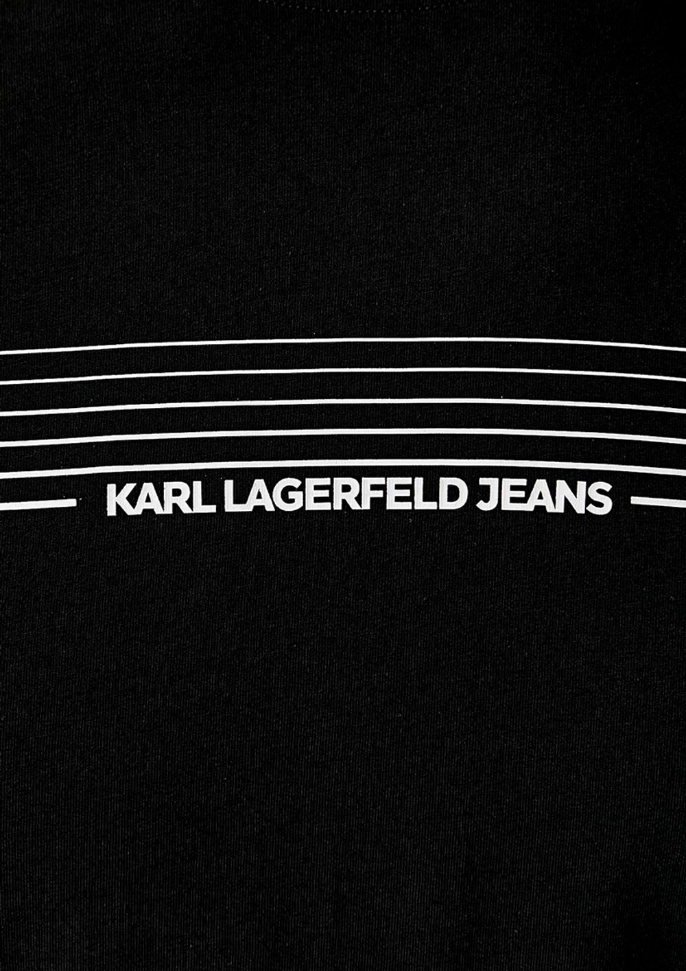 Футболка KARL LAGERFELD JEANS Slim Stripes Logo Tee