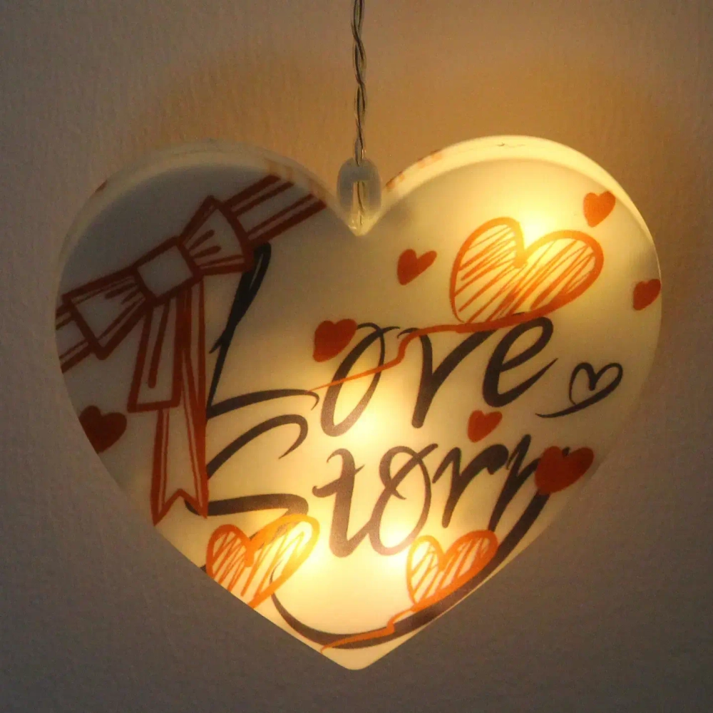Гирлянда для дома БАХРОМА «LOVE» ш2,5м* в0,45/0,65м 90 ламп LED, прозрачн.пров, 8 режимов, IP-20, Теплый белый (возможность соединения)