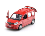 Модель ин. мет. "Renault Kangoo" 12см, открыв. двери, красный, коробка KANGOO-RD (Технопарк)