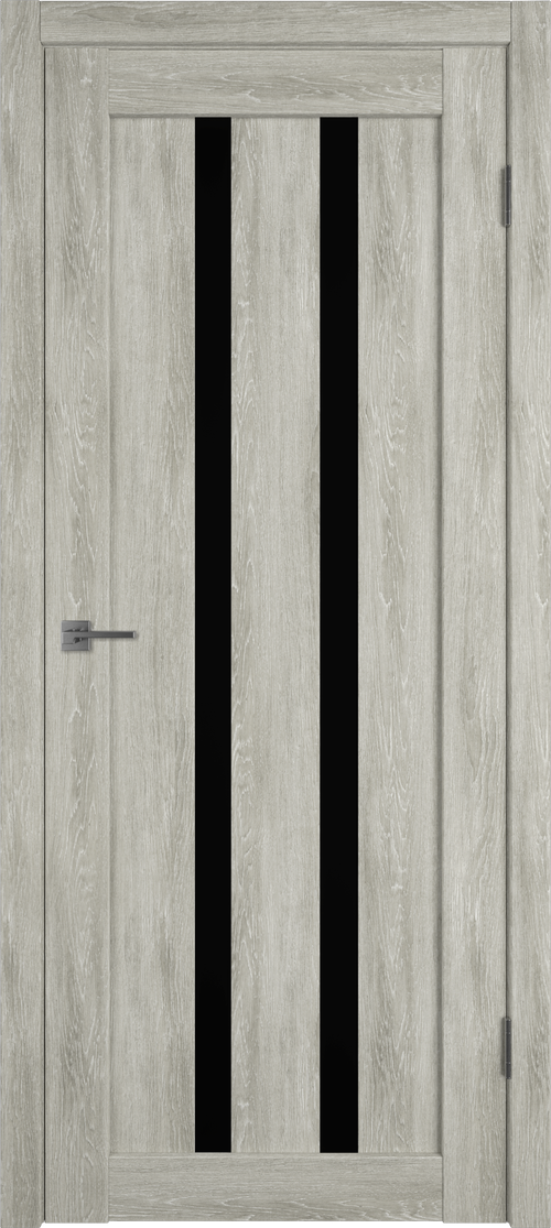Дверь Atum 2 / Lin Vellum / Black Gloss / Владимирские двери