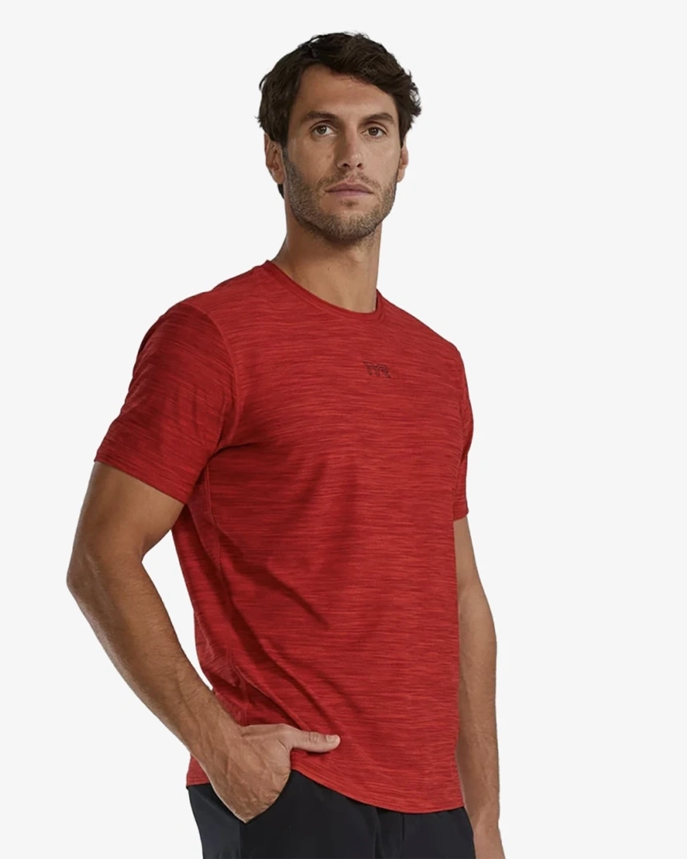 Футболка мужская TYR MEN'S AIRTEC TEE (Красная)