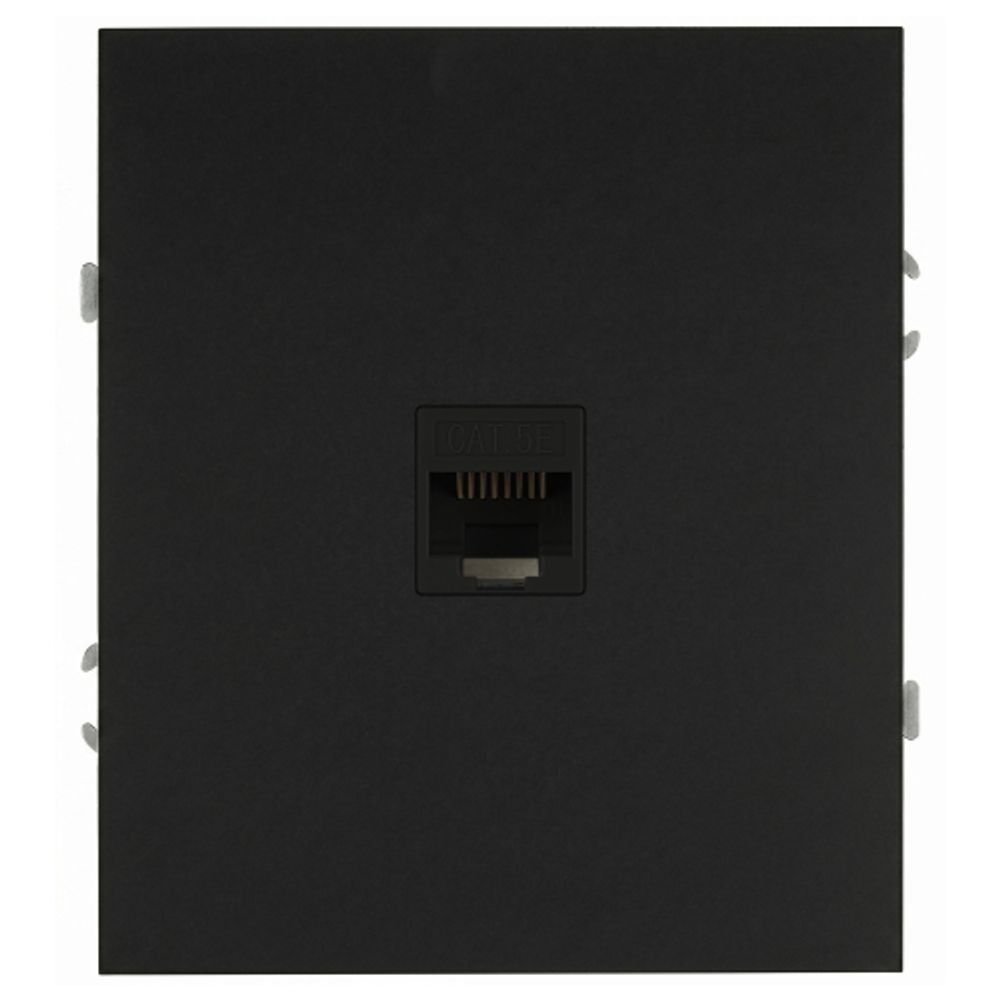 Розетка ЭРА Arktik 16-3107-05 информационная RJ45 антрацит | Эра Arktik