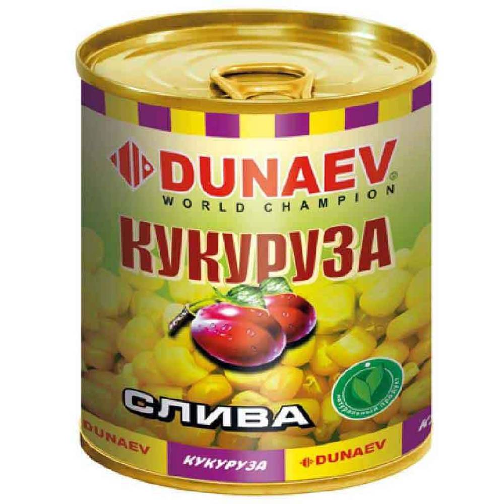 Добавка для прикормки металлобанка 320мл "Дунаев Кукуруза Слива"