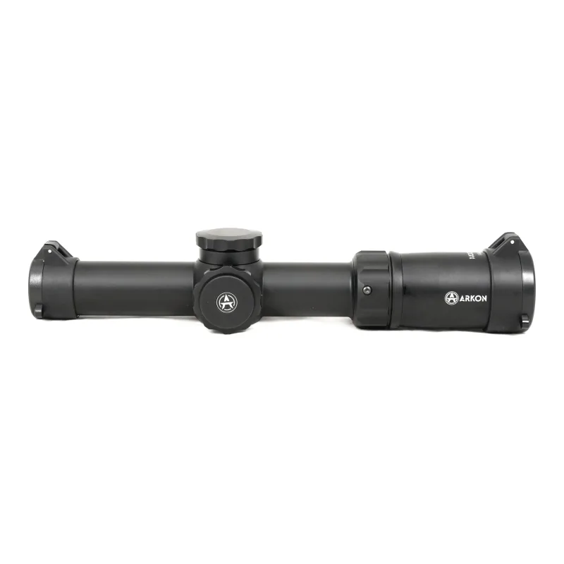 Оптический прицел ARKON Model C 1-6x24 MC3-CDL - вид сбоку, логотип Arkon