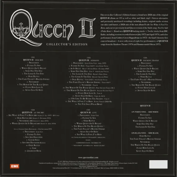Queen - Queen II (Box-set) - 2LP+CD